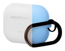 elago Original - Fodral för trådlösa hörlurar - silikon - nattglödsblå - för Apple AirPods Pro