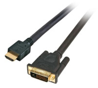 EFB Elektronik K5432SW.3, 3 m, HDMI Typ A (Standard), DVI, Manlig kontakt, Manlig kontakt, Rakt