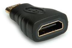 Value HDMI-adapter HDMI - HDMI Mini - BU/ST - Svart - HDMI Mini hane - HDMI typ A - HDMI hona (12.99.3152)
