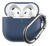 Class and Culture LLC KeyBudz Elevate nyckelring - silikon skyddsfodral till AirPods 4 (cobalt blue)