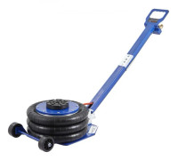 Luftdomkraft, 3 ton trippelpåse pneumatisk domkraft 34x25x45 cm, blå, stål