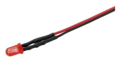 TRU COMPONENTS TC-9323300 LED-signallampa röd 12 V/DC 4000 mcd