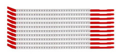 Brady SCN-10-0, Svart, Vit, Nylon, 300 styck, 2,8 mm, 3,3 mm