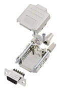 Amphenol L17DPPK25-M+L77DB25SST D-SUB hyls-/anslutningssats 180° Poler: 25 Skruvar 1 st