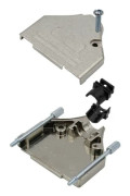 MH Connectors DTZK15-RA-K D-SUB-hölje Antal poler: 15 zinkgjutgods förnicklad 180° Silver 1 st (DTZK15-RA-K)