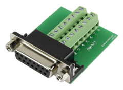 TRU COMPONENTS DSUB15F-16TB-2 D-SUB-anslutning 90° stift: 15 skruvar 1 st