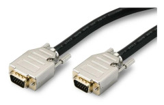 Kindermann 7496000110, 10 m, VGA (D-Sub), VGA (D-Sub), Hanstik, Hanstik, Sortera