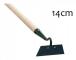 Trädgårdshacka - Handhacka - Stålskaft 14 cm - För ogräsrensning