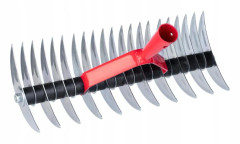 Gräsmattsluftare - Gräsluftare handverktyg - Dubbelsidig design - Robust metall - För gräsvård