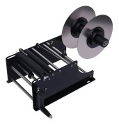 MT-30 - Manuell/Halvautomatisk Etiketteringsmaskin - För Runda Flaskor - Justerbar Diameter - Svart
