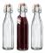 Glasflaskor - Set 3-pack - 1 l (1000 ml) - För tinkturer, vin, likör och sprit