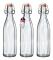 Glasflaskor - Set 3-pack - 1 l (1000 ml) - För tinkturer, vin, likör och sprit