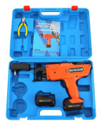 Handhållen armeringsbindare - Automatisk - 8–34 mm - 0,8 s/knut - 0,8 mm tråd - Borstad kopparmotor - Utan batteri - Gul