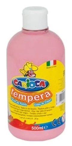 Carioca temperafärg 500ml rosa, RED