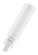 OSRAM DULUX D - LED-glödlampa - form: tubulär - glaserad finish - G24d-2 - 7 W (motsvarande 18 W) - klass F - varmt vitt ljus - 3000 K