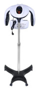 Professionell salongshårtork - Stående huvtork - Effekt 1500 W - Spänning 220 V - LCD-display - Förvärmning 10 s - Rostfritt stål/PP/ABS