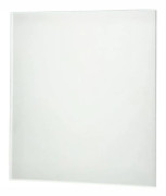 Orno panel: glasfläkt med galler, pärlsilver