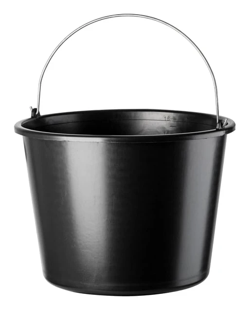 Plasthink - Bygghink - 16 l - 3-pack - För byggarbete - Ekonomimodell