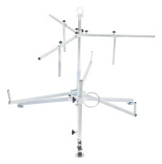Avrullare för golvvärmerör - Rörställ - Justerbar höjd 75–100 cm - Max belastning 200 kg - För PEX-rör - Silver