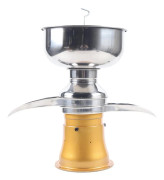 Mjölkseparator - Elektrisk gräddavskiljare - 50 l/h kapacitet - Centrifugal - Rostfritt stål - Gul