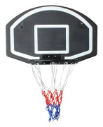 Basketkorg med bakplatta - Vägghängd - Inne/ute - Okrossbar - Bakplatta 72,4 x 45,72 cm - Ring 43,18/40,64 cm - Svart