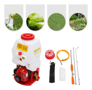 Ryggspruta bensin - högtrycksspruta - 25,4 cc motor - 20 l tank - 2–7,4 m räckvidd - justerbart munstycke - vit