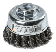 kwb 719226, Koppborste, 10 cm, 0,5 mm, Metall, Sten, Trä, Metall