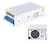 Nätaggregat - LED-drivdon AC-DC - 1000 W - Ingång 220 V AC - Automatisk kylfläkt - För LED-belysning - Vit