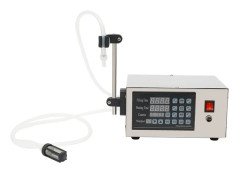 Digital vätskefyllningsmaskin - GFK-280 Automatisk flaskfyllare - 5–2000 ml - LED-display - 40 W - För parfym, olja, vatten, mjölk - Ljusgrå