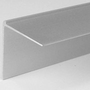 PROVISTON aluminium anodiserad gavel l 37 mm H 24 mm L 1000 mm borrad trappräcke kombinerad vinkelränna