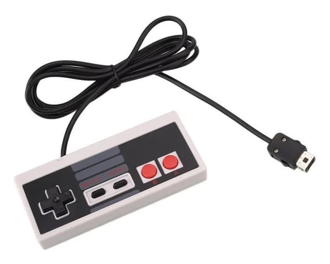 Spelkontroll - NINTENDO - NES mini klassisk - Trådbunden - Kabel 1m20 - Ny