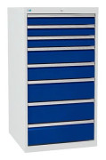 Lådsektion 700/07 1319x705x736 mm 9 lådor