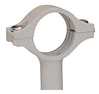 Rörbärare 16 mm ljusgrå medium PA6 för alupex