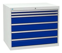 Lådsektion 700/10 - 819x1005x736 mm - 7 lådor