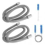 2-PACK Universella slangbyten kompatibla med CPAP-tillbehör, 1,8 meter slangar kompatibla med Respironics, Resmed Airsense