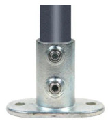 galv. räckesfläns – pipe clamps räckesfläns 48,3 mm x 11/2", galvaniserad