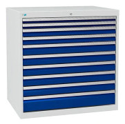 Lådsektion 700/10 1019x1005x736 mm 8 lådor