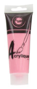 Matt akrylfärg rosa tub 75 ml