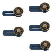 Midjeförlängare för jeans, kjolar och byxor 5-pack Blue