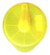 SPARES2GO Rengöringsskiva för Bosch Tassimo Vivy 2 TAS12 TAS14 Kaffemaskin Gul 17001490