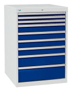 Lådsektion 700/07 1019x705x736 mm 9 lådor