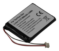 Batteri Li-ion GPS-kompatibel TomTom One 3.7V 800mAh
