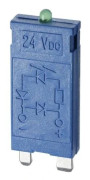 Finder insticksmodul med EMC-störningsdämpning, med LED, med varistor 99.01.0.230.98, ljusfärg: grön, passar för modell 96.74, 96.72 (99.01.0.230.9...