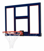 Väggmonterad basketpanel - LIFETIME - 121,9 cm - Okrossbar - Ram i stål - Väggmontage - Utomhusbruk - Blå