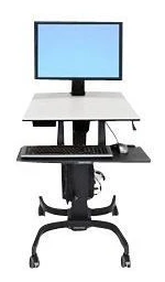 Ergotron WorkFit-C Enkel HD Sitt-Stå Arbetsstation