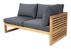 Modulsoffa Serenity 2-sits Vänster armstöd - brun