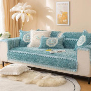 Ny Soffkudde Plysch Kuddfodral Ros Sammet Soffkudde Plysch Vinter Ny Förtjockad Halkfri Kudde 70x70cm 1pc