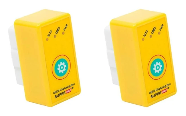 2X Super OBD2 Bilchip Tuning Box Plug and Drive Mer Effekt / Mer Vridmoment Som Nitro Accord Passar Bensinfordon