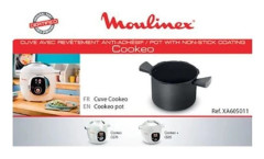 Skåltillbehör + 2 handtag till Cookeo Moulinex ångkokare - Svart - Kompatibel med diskmaskin