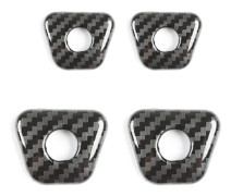 1 set of 4 pcs for 5 Series G30 2018-2022 Car Door Lock Lift Pin Lock Trim Cover Sticker Sequin Decoration